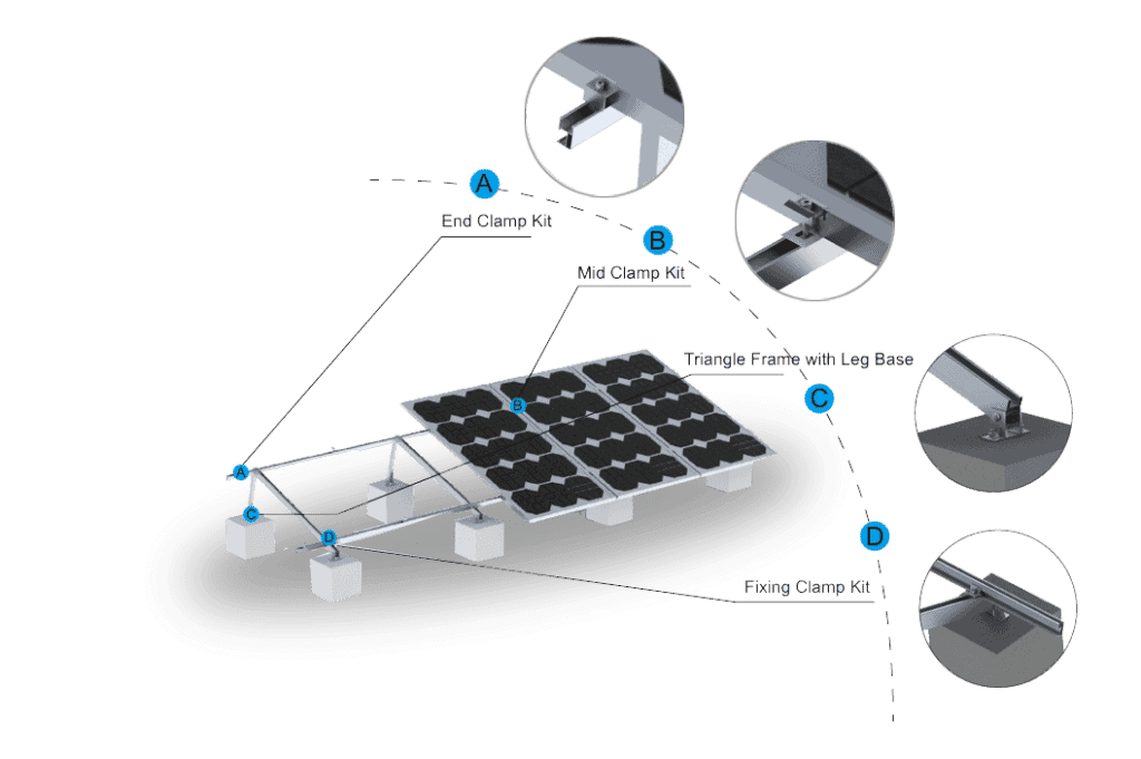 tp-1 Solar Mounting structure details