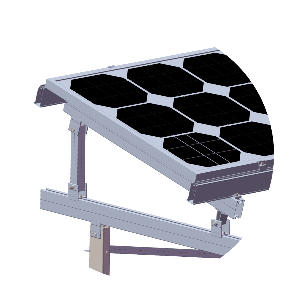 Solar Agriculture Mounting System 8 Sistema de montagem para agricultura solar YUENS